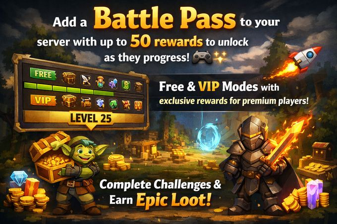 Better Battlepass Config +50 LVL - Hytale Server Setup